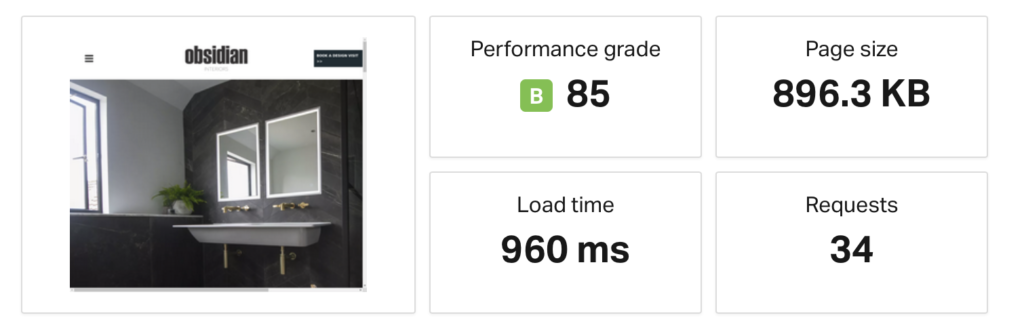 under 1 second hosting