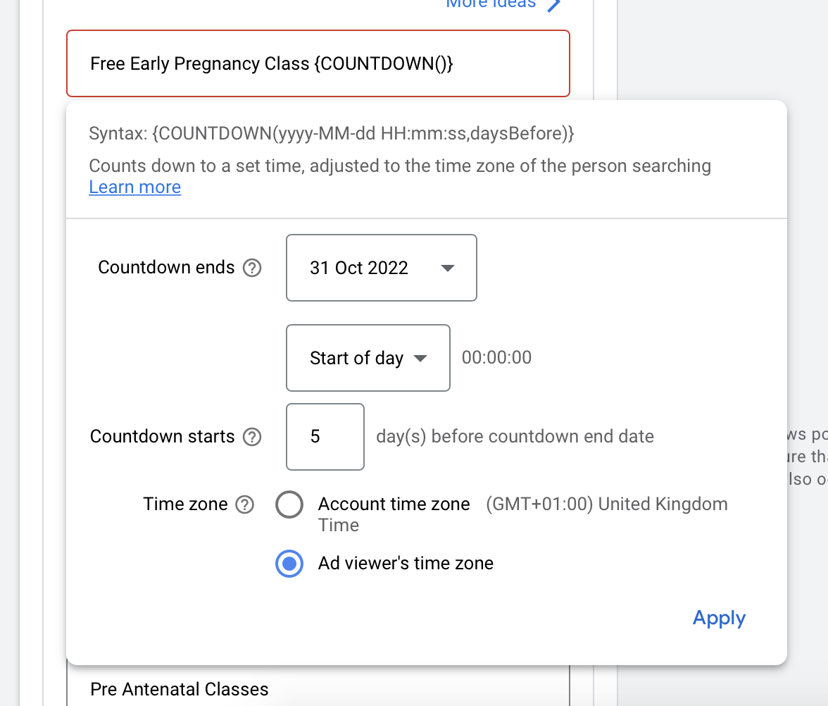Google Countdown Ads - The New Way to Reach Customers 4 What is a Google Countdown Ad