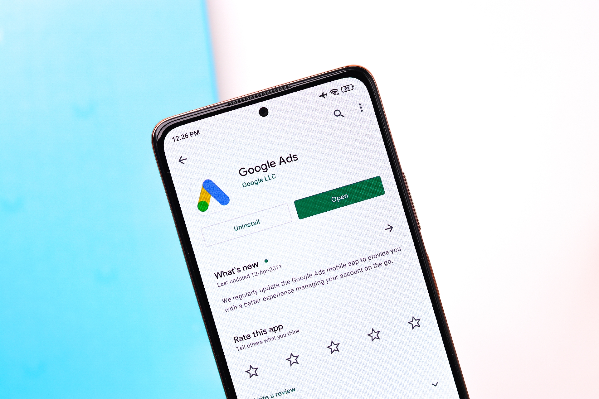 Optimising Google Ads